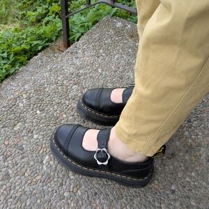 Dr. Martens Black Mary Jane Shoes